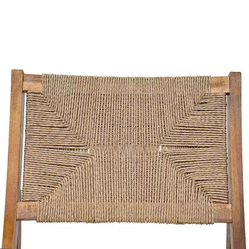 Christopher Knight Home Isidora 5 Piece Patio Rustic Acacia Wood Dining Set with Wicker Woven Chair