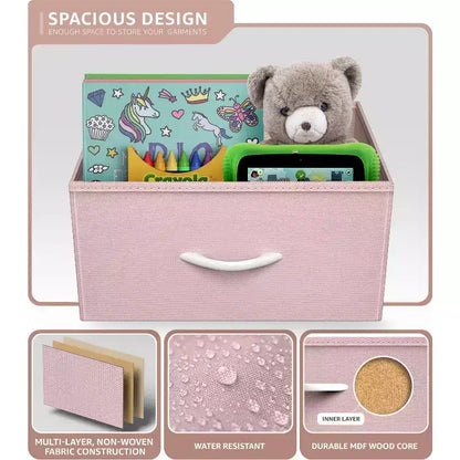 Sorbus 9 Drawers Dresser- Storage Unit with Steel Frame, Wood Top, Fabric Bins - for Bedroom, Closet, Office and more