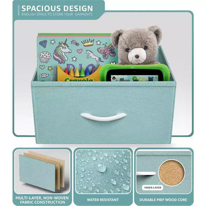 Sorbus 9 Drawers Dresser- Storage Unit with Steel Frame, Wood Top, Fabric Bins - for Bedroom, Closet, Office and more