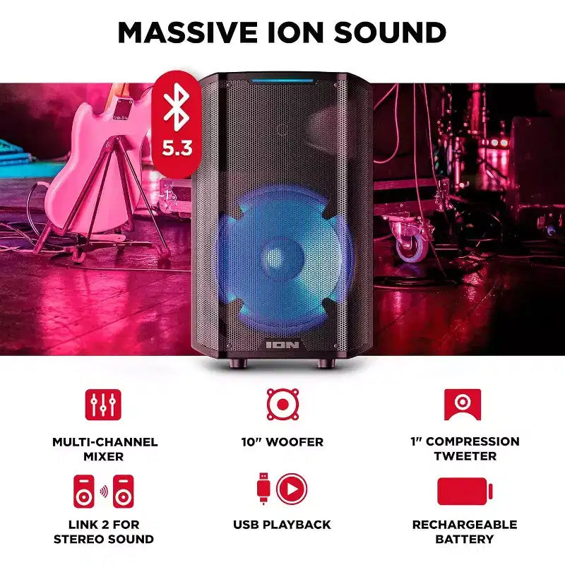 ION Trouper 300 Battery Powered Portable Speaker System