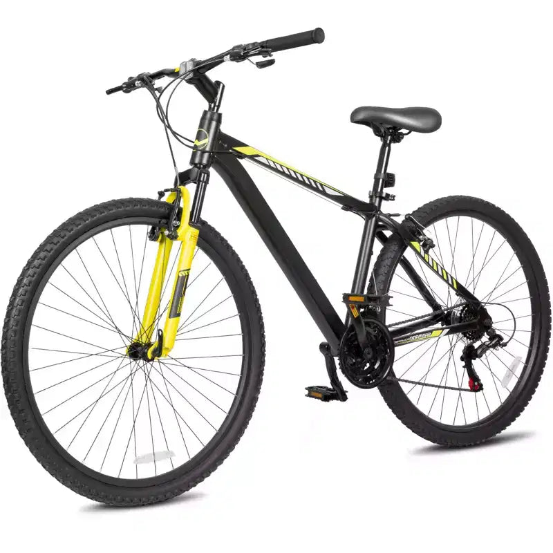 Hykolity 29 inch Mountain Bike 29r MTB Sport Bicycle Large Bike Full Suspension Lightweight Outdoor Cycling for Adult Men Woman Neutral Gray