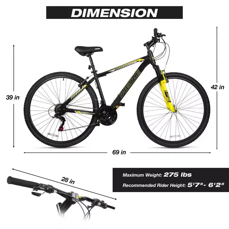 Hykolity 29 inch Mountain Bike 29r MTB Sport Bicycle Large Bike Full Suspension Lightweight Outdoor Cycling for Adult Men Woman Neutral Gray