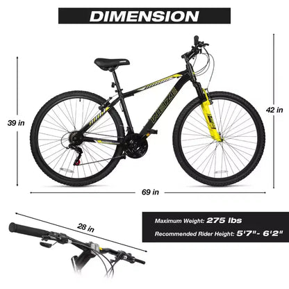 Hykolity 29 inch Mountain Bike 29r MTB Sport Bicycle Large Bike Full Suspension Lightweight Outdoor Cycling for Adult Men Woman Neutral Gray