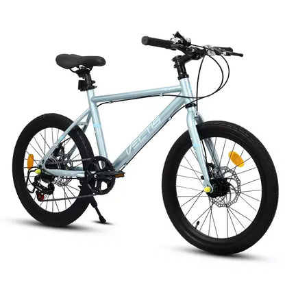 Okak Bici per Bambini 20 pollici con 7 velocità e telaio in acciaio, Bici per Bambini con doppi freni a disco e pneumatici da 1.75 pollici, Bici Cruiser per Bambini e Bambine