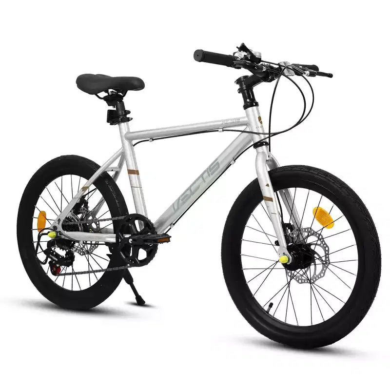 Okak Bici per Bambini 20 pollici con 7 velocità e telaio in acciaio, Bici per Bambini con doppi freni a disco e pneumatici da 1.75 pollici, Bici Cruiser per Bambini e Bambine