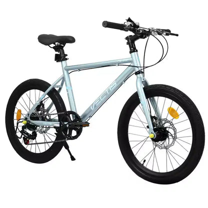 Okak Bici per Bambini 20 pollici con 7 velocità e telaio in acciaio, Bici per Bambini con doppi freni a disco e pneumatici da 1.75 pollici, Bici Cruiser per Bambini e Bambine