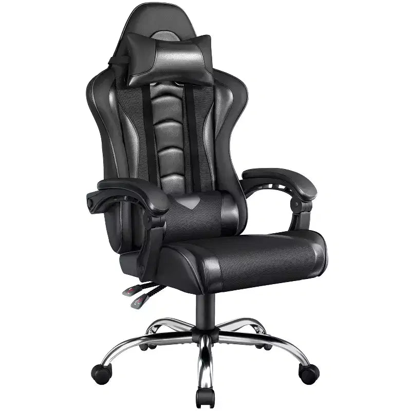Yaheetech PU Leather Ergonomic Gaming Chair Executive Computer Chair with Padded Armrests