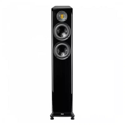 Elac VFS407.2-GB - 6 2.5-Way Floorstanding Speaker - Gloss Black, Sold Individually