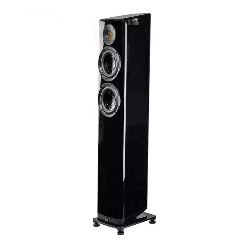 Elac VFS407.2-GB - 6 2.5-Way Floorstanding Speaker - Gloss Black, Sold Individually