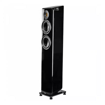 Elac VFS407.2-GB - 6 2.5-Way Floorstanding Speaker - Gloss Black, Sold Individually