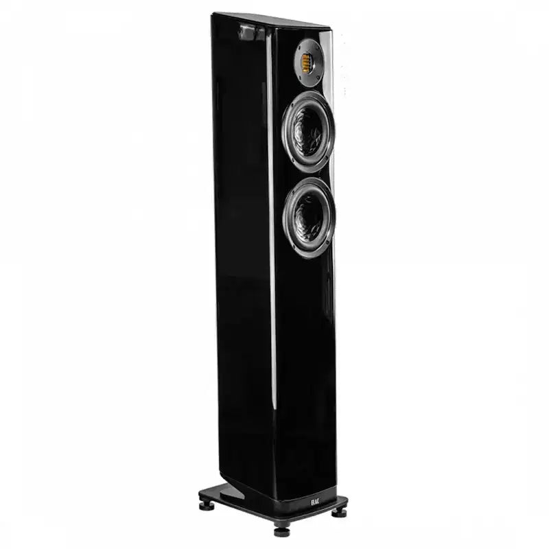 Elac VFS407.2-GB - 6 2.5-Way Floorstanding Speaker - Gloss Black, Sold Individually