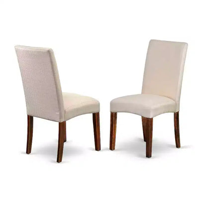 Set da Pranzo Rustico da 6 Pezzi - Tavolo da Cucina con Prolunga e 4 Sedie in Lino, Panca - 81x152 cm