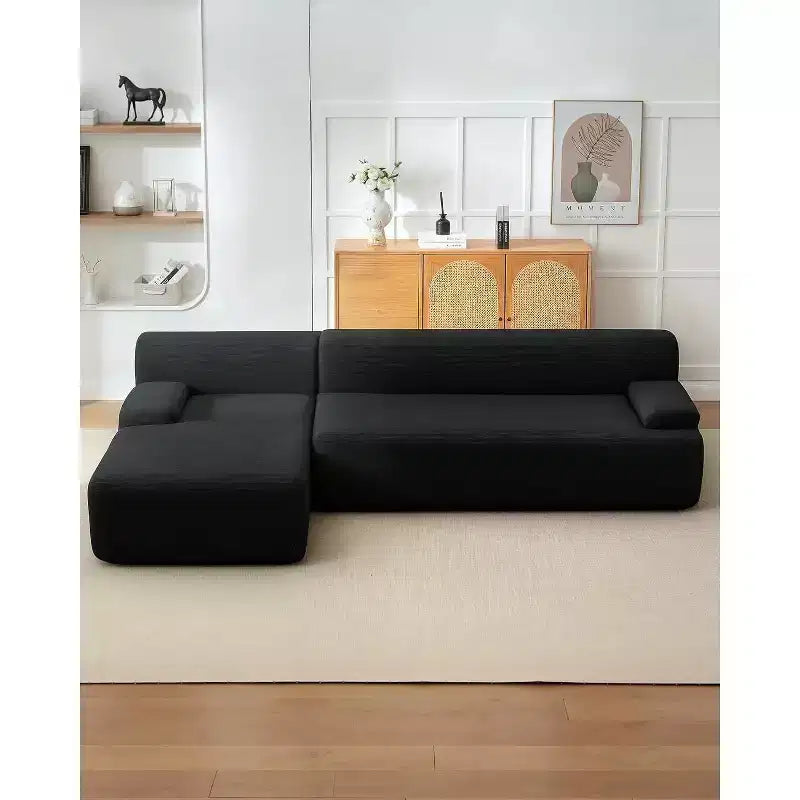106 Cloud Sectional Couch with L-Shape Chaise, Modern Modular Deep Seat Sofa Couch, Oversized Sofa Sleeper for Living Room, No Assembly Required