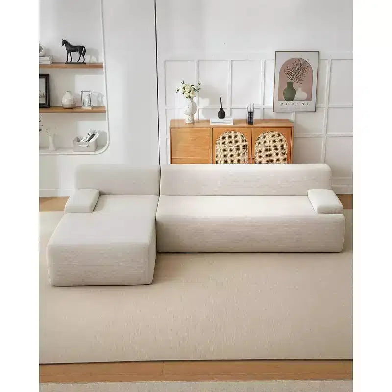 106 Cloud Sectional Couch with L-Shape Chaise, Modern Modular Deep Seat Sofa Couch, Oversized Sofa Sleeper for Living Room, No Assembly Required