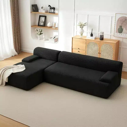 106 Cloud Sectional Couch with L-Shape Chaise, Modern Modular Deep Seat Sofa Couch, Oversized Sofa Sleeper for Living Room, No Assembly Required