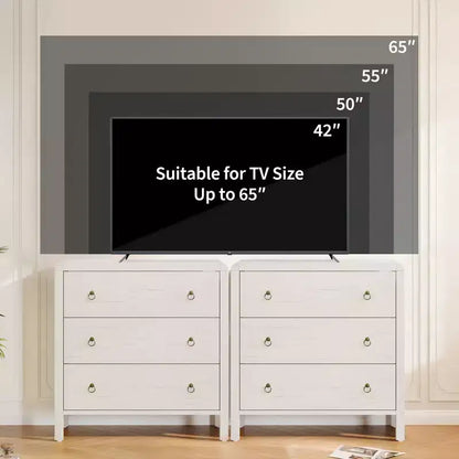 3 Drawer Dresser for Bedroom, Modern Closet Dressers Chest of Drawers, Wood Clothes Storage Dresser Chest for Living Room Hallway Closet