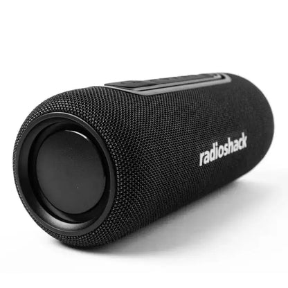 RadioShack Mini Bluetooth Outdoor Rugged Speaker 8W RGB Lights 1500mAh With TWS For Pairing and FM Radio Black