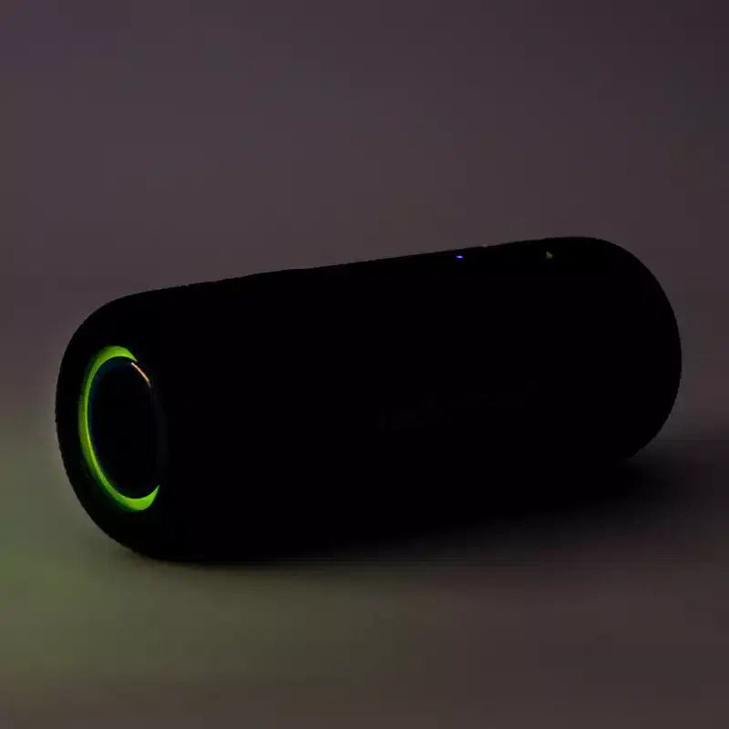 RadioShack Mini Bluetooth Outdoor Rugged Speaker 8W RGB Lights 1500mAh With TWS For Pairing and FM Radio Black