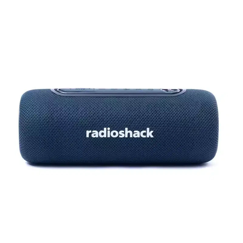 RadioShack Mini Bluetooth Outdoor Rugged Speaker 8W RGB Lights 1500mAh With TWS For Pairing and FM Radio Blue