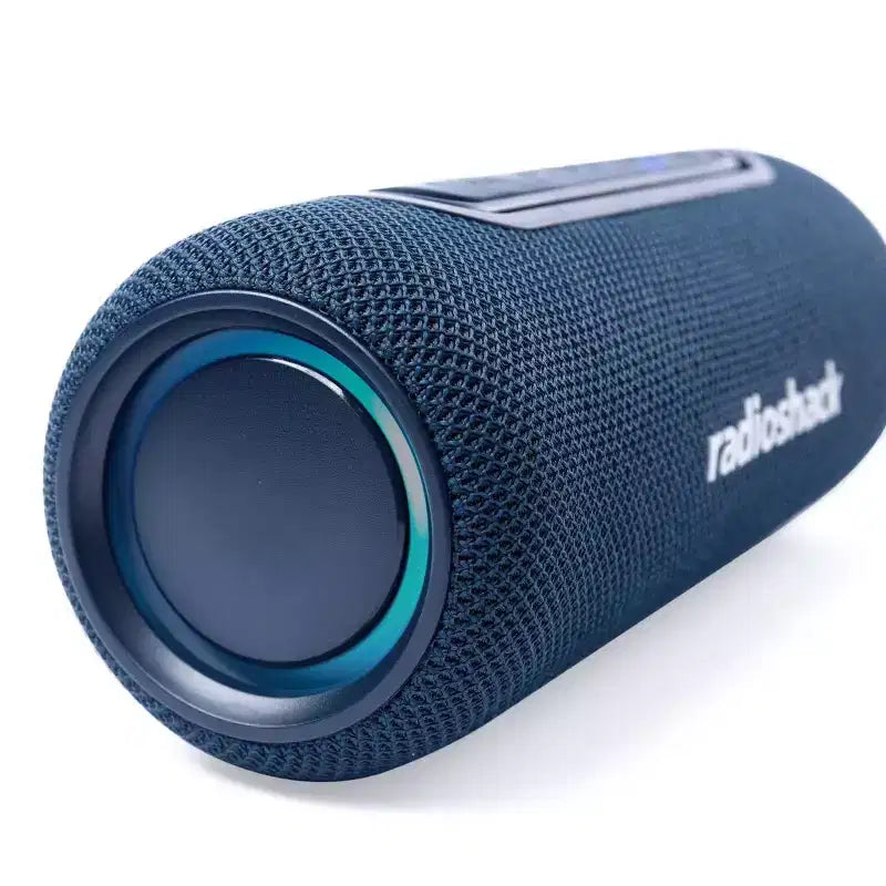 Mini altoparlante Bluetooth da esterno robusto RadioShack 8W Luci RGB 1500mAh con TWS per accoppiamento e radio FM blu