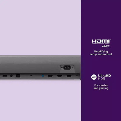 Sistema Soundbar PHILIPS 3.1.2 con subwoofer wirelessDolby Atmos, DTS Play-Fi, AirPlay 2, Audio Bluetooth e Assistenti Vocali