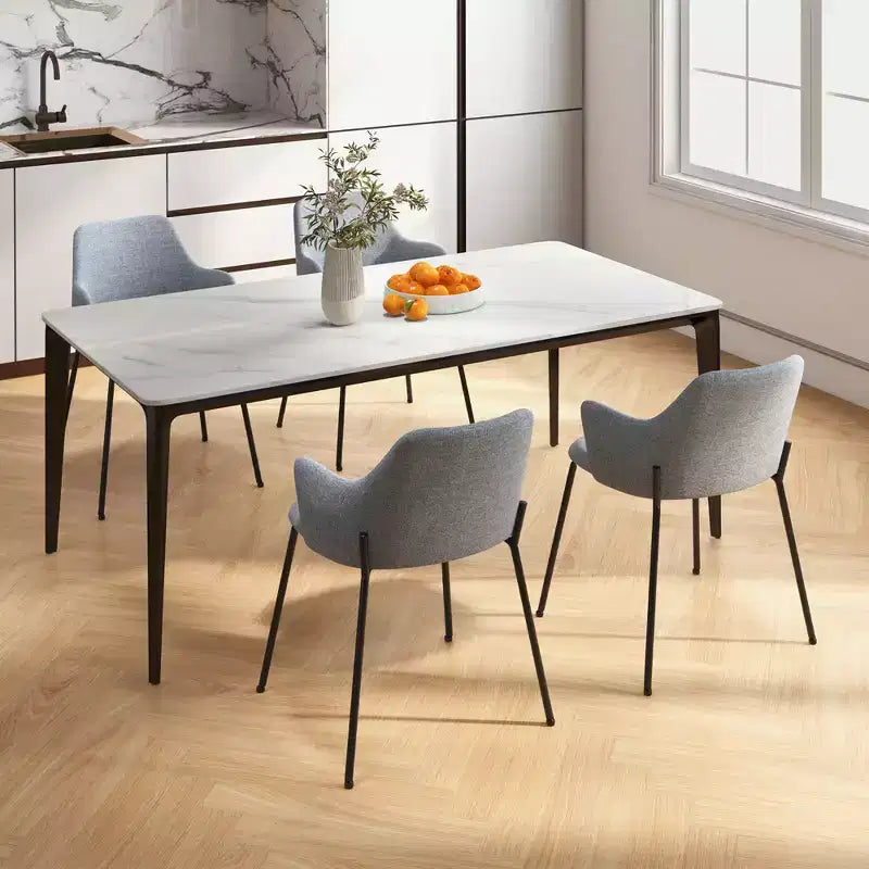 Costway Dining Chairs Set of 2 w/ Curved Backrest Wide Seat & Armrests