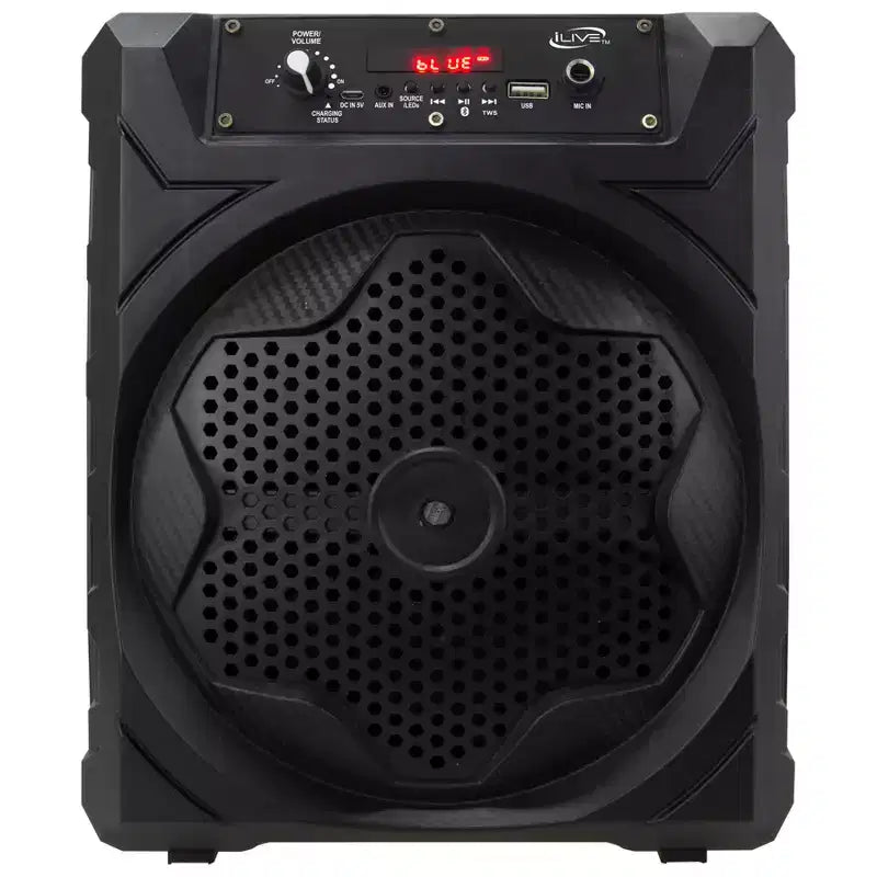 iLive 8-inch Full Range Driver Portable Tailgate Party Speaker, ISB200B