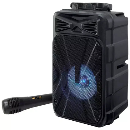 Altoparlante karaoke iLive Tailgate Party con microfono e maniglia, ISB202B