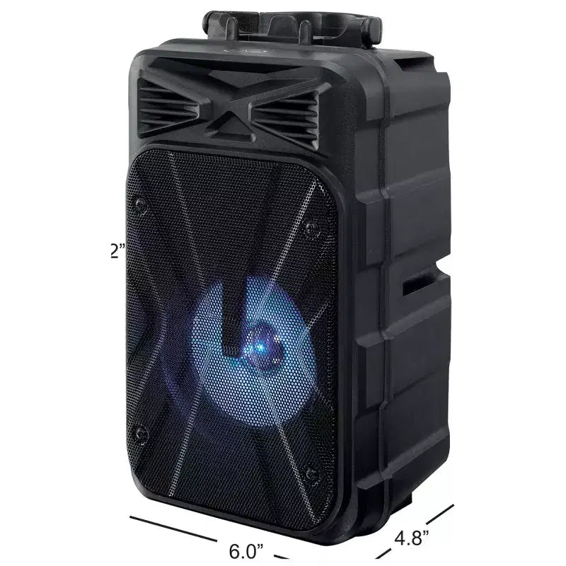 Altoparlante karaoke iLive Tailgate Party con microfono e maniglia, ISB202B
