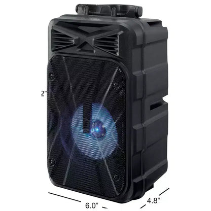Altoparlante karaoke iLive Tailgate Party con microfono e maniglia, ISB202B