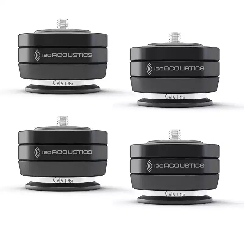 IsoAcoustics GAIA I Neo Isolation Feet for Floorstanding Speakers and Subwoofers - 4 Pack