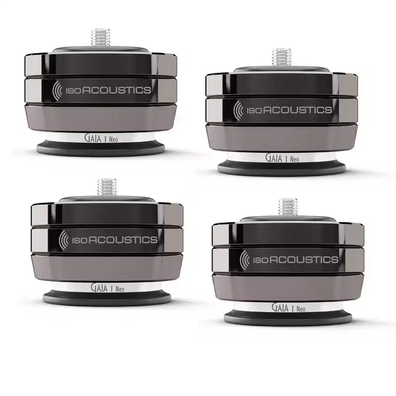 IsoAcoustics GAIA I Neo Isolation Feet for Floorstanding Speakers and Subwoofers - 4 Pack