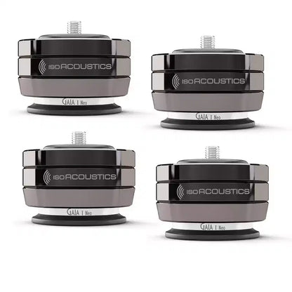 IsoAcoustics GAIA I Neo Isolation Feet for Floorstanding Speakers and Subwoofers - 4 Pack