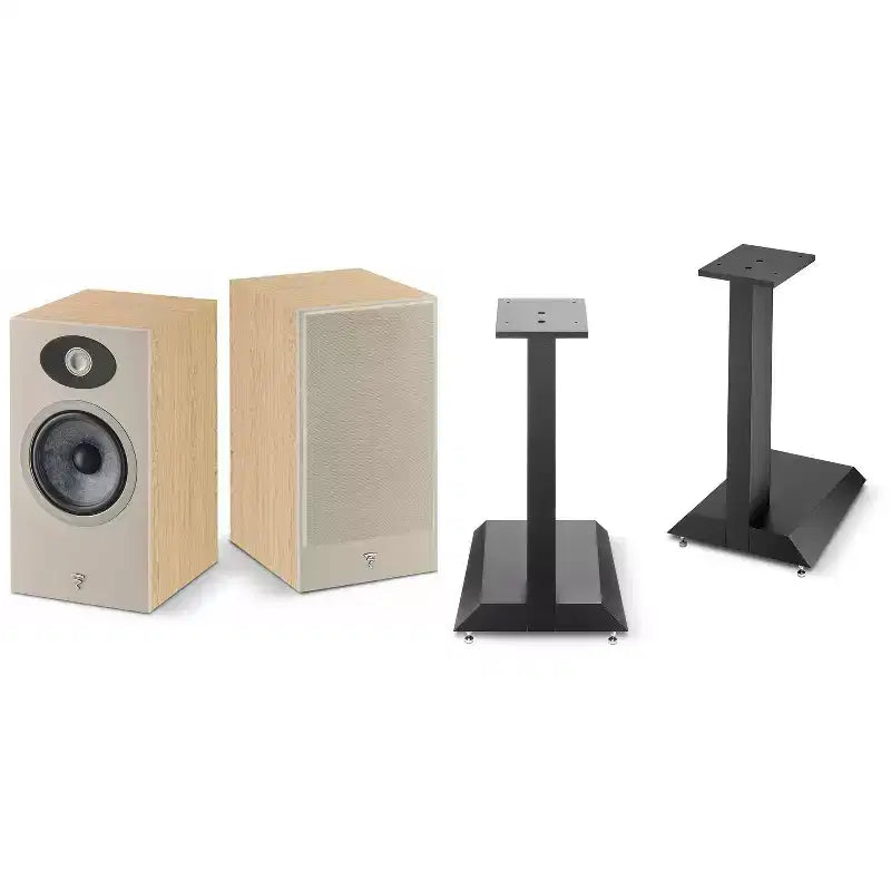 FOCAL THEVA/VESTIA N1 STANDS And THEVA N1 BOOKSHELVES(PAIR) - LIGHT WOOD