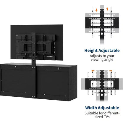 9-Drawer TV Stand with Integrated TV Area, Large Storage Console for Flat Screen TVs up to 85 Inch, Multi-Functional Media Center for Living Room