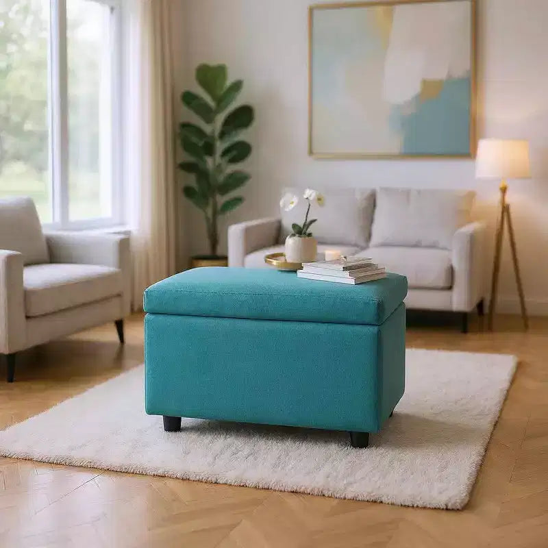 MAYEERTY Multi-Functional Storage Stool, Seating & Storage in One, Living Room Entryway