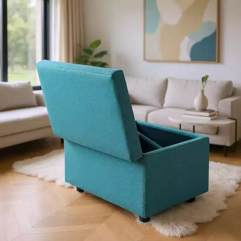 MAYEERTY Multi-Functional Storage Stool, Seating & Storage in One, Living Room Entryway