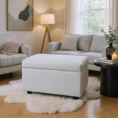 MAYEERTY Multi-Functional Storage Stool, Seating & Storage in One, Living Room Entryway