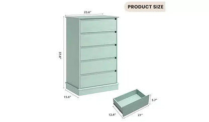 5 Drawer Dressers,Chest of Drawers with Deep Drawers,Large Double Dresser for Closet with Wide Top,Tall Wooden Dresser for Living Room, Bedroom