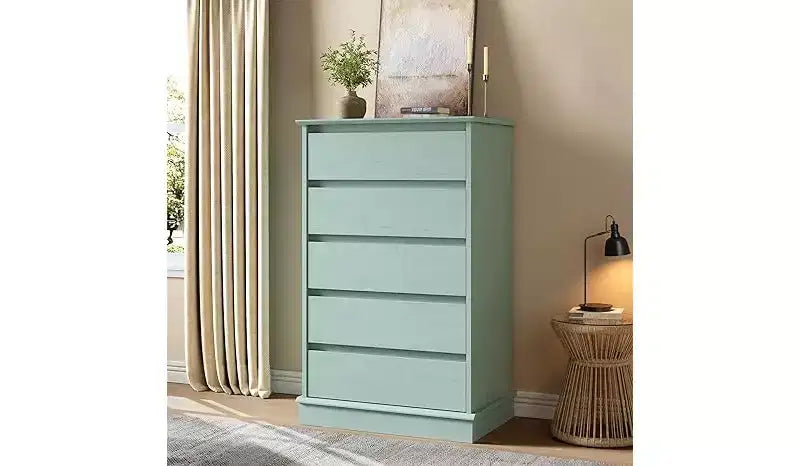5 Drawer Dressers,Chest of Drawers with Deep Drawers,Large Double Dresser for Closet with Wide Top,Tall Wooden Dresser for Living Room, Bedroom