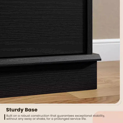 5 Drawer Dressers,Chest of Drawers with Deep Drawers,Large Double Dresser for Closet with Wide Top,Tall Wooden Dresser for Living Room, Bedroom