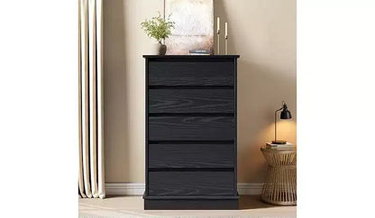 5 Drawer Dressers,Chest of Drawers with Deep Drawers,Large Double Dresser for Closet with Wide Top,Tall Wooden Dresser for Living Room, Bedroom