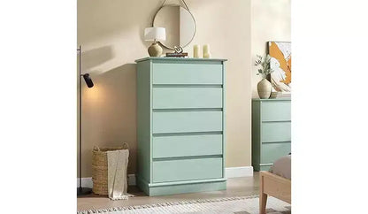 5 Drawer Dressers,Chest of Drawers with Deep Drawers,Large Double Dresser for Closet with Wide Top,Tall Wooden Dresser for Living Room, Bedroom