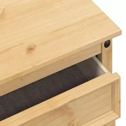 vidaXL Console Table Corona 28.7x13.8x28.7 Solid Wood Pine
