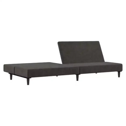 vidaXL 2-Seater Sofa Bed Accent Upholstered Loveseat Sleeper Couch Velvet