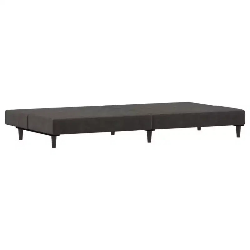 vidaXL 2-Seater Sofa Bed Accent Upholstered Loveseat Sleeper Couch Velvet