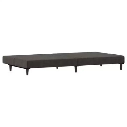 vidaXL 2-Seater Sofa Bed Accent Upholstered Loveseat Sleeper Couch Velvet