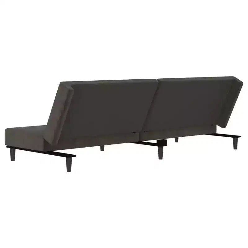 vidaXL 2-Seater Sofa Bed Accent Upholstered Loveseat Sleeper Couch Velvet