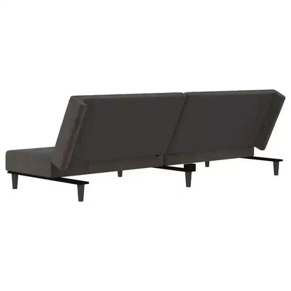 vidaXL 2-Seater Sofa Bed Accent Upholstered Loveseat Sleeper Couch Velvet