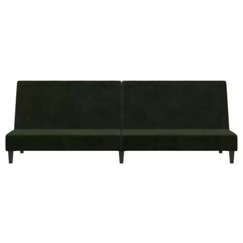 vidaXL 2-Seater Sofa Bed Accent Upholstered Loveseat Sleeper Couch Velvet